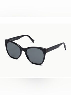 Warby Parker Rhea Frames M 100 Black Sun Eyeglasses 55-17-140 Rx-Ready Cat Eye